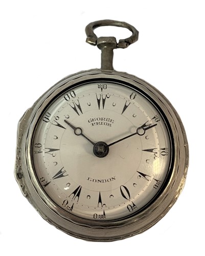 Lot 309 - George Prior, London - An 18th century pair cased pocket watch