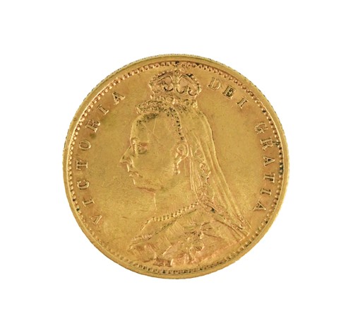 Lot 151 - Victorian Jubilee head half sovereign 1892