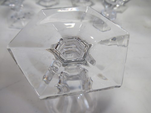 Lot 7 - A collection of twelve baccarat style cut...