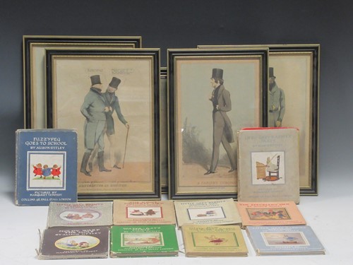 Lot 136 - Five lithographic political cartoons by 'HB'...
