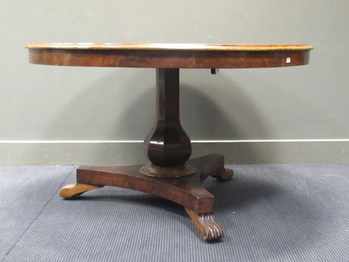 Lot 434 - A Victorian walnut and floral marquetry...