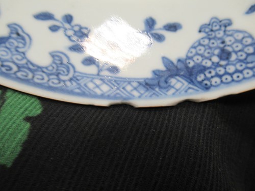 Lot 9 - Ten Chinese blue and white plates, mainly 18th...