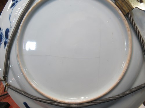 Lot 9 - Ten Chinese blue and white plates, mainly 18th...