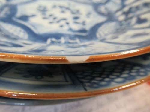 Lot 9 - Ten Chinese blue and white plates, mainly 18th...