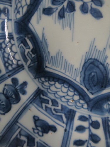 Lot 9 - Ten Chinese blue and white plates, mainly 18th...