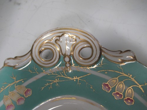 Lot 12 - Two 19th century English porcelain part...