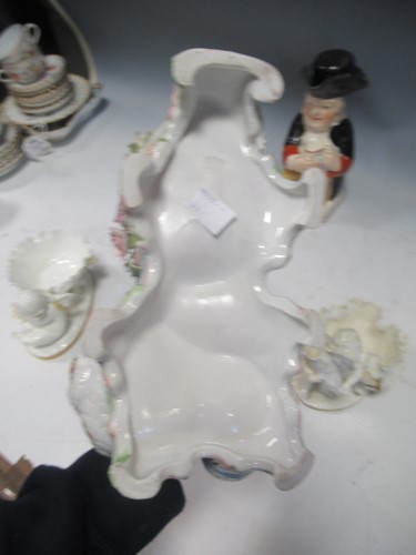 Lot 13 - Three Moore bros white glazed figural dishes...