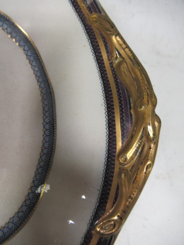 Lot 2 - A 19th century two handled comport, the centre...