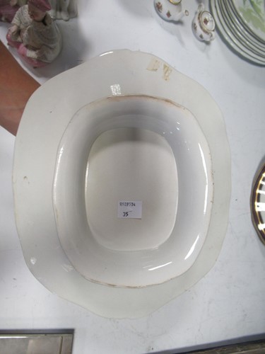 Lot 2 - A 19th century two handled comport, the centre...