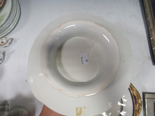 Lot 2 - A 19th century two handled comport, the centre...
