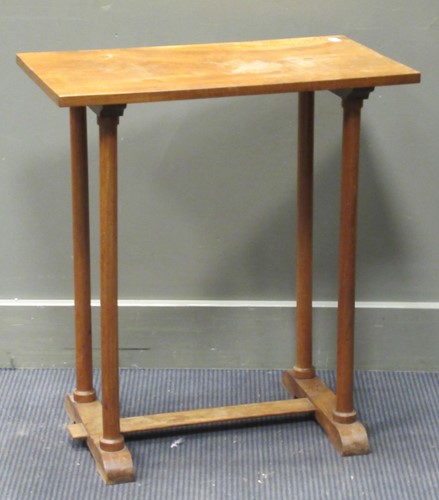 Lot 315 - An Art Deco walnut centre table 71 x 64 x 36cm