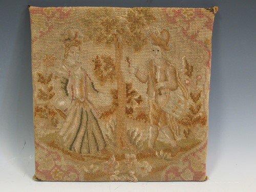 Lot 62 - A 17th century style needlework tapestry of...