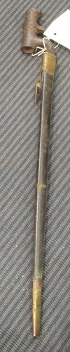 Lot 120 - A Snider Enfield style bayonet with a leather...