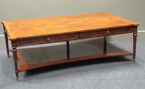 Lot 341 - A Brights of Nettlebed two-tier mahogany...