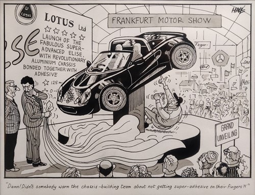 Lot 278 - Tony Hall Lotus at the Frankfurt Motorshow...
