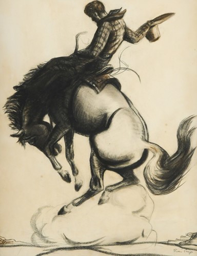 Lot 379 - Eve Payor Rodeo signed 'Eve Payor' (lower...