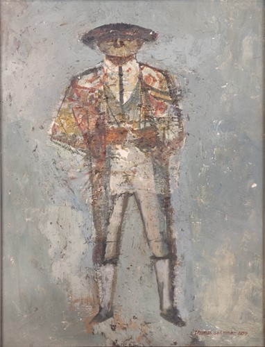 Lot 250 - Thomas Swimmer Bullfighter signed and dated...