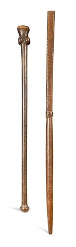 Lot 423 - A South Sea Islands wood war club, probably Samoa, 18th/19th century