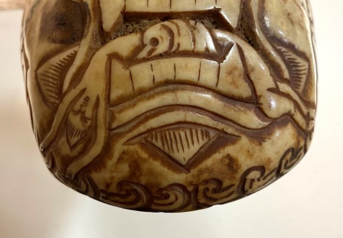 Lot 126 - A Tibetan Kapala, skull cup, 20th century