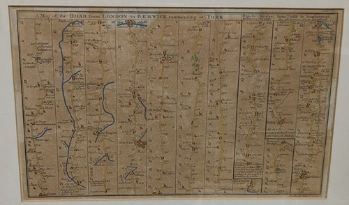 Lot 48 - J. Gibson The Road from London to York; A Map...
