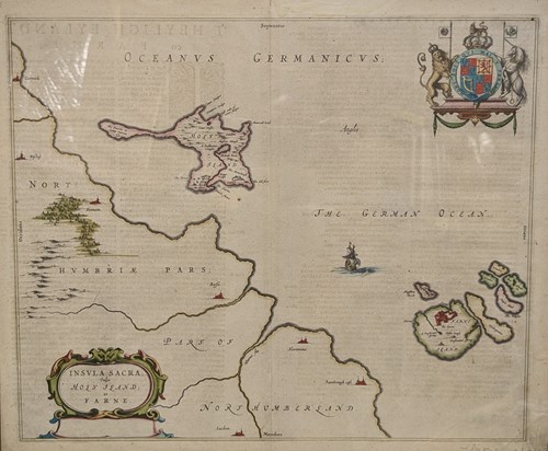 Lot 58 - Joan Blaeu, Insula Sacra, vulgo Holy Island et...