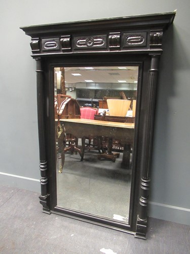 Lot 412 - A late Victorian/Edwardian ebonised over...