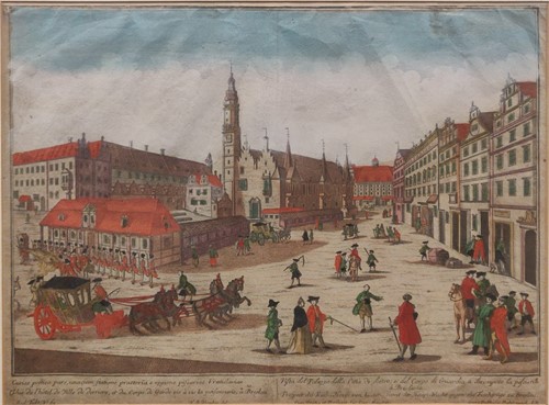Lot 358 - Georg Probst (1732-1801) European perspective...
