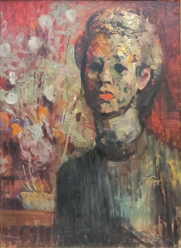 Lot 311 - Constance Nash (1921-2015) Girl in black...