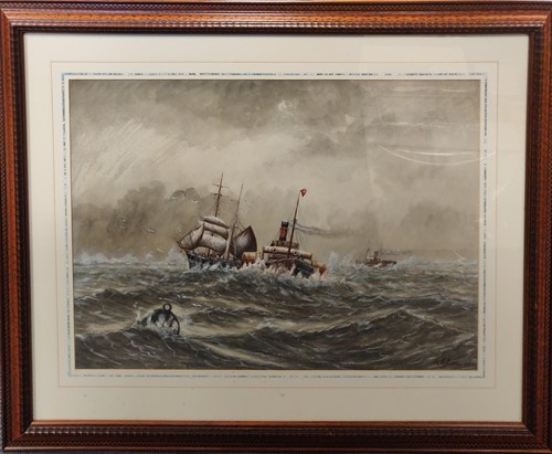 Lot 360 - M.E. Adams (fl.1901-1929) steamships and...