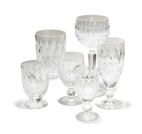 Lot 579 - A part suite of Waterford Colleen pattern drinking glasses