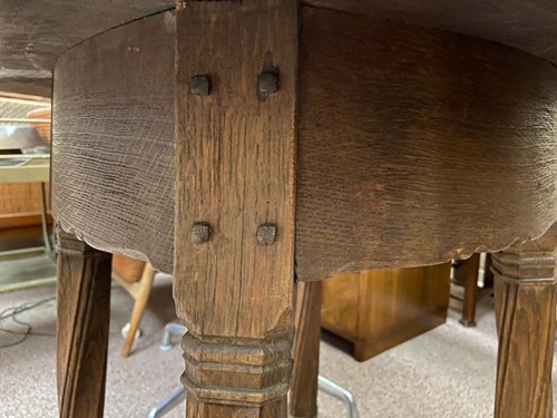 Lot 147 - Sir Robert Lorimer KBE (1864-1929), an Arts & Crafts oak centre table