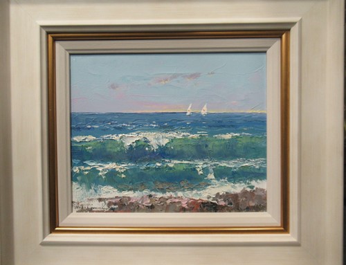 Lot 225 - James Preston Blue Sea signed 'James D Preston'...