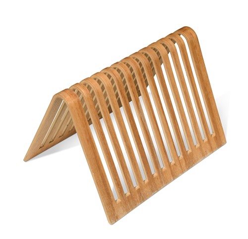 Lot 374 - A bent plywood magazine rack