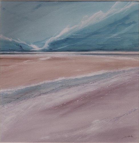 Lot 254 - Jane Skingley (1963-) Coastal scene signed...