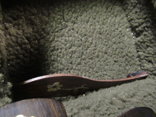 Lot 85 - Dual necked mandola and mandolin, with mother...