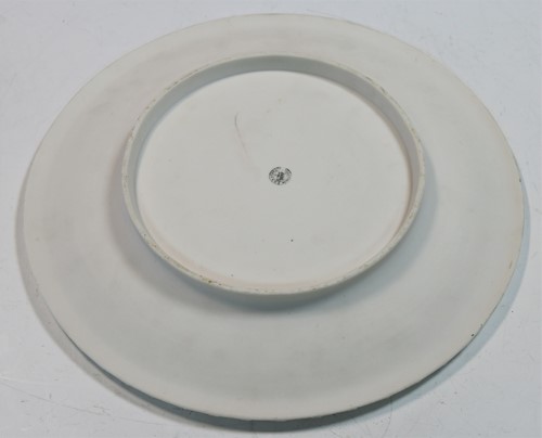 Lot 27 - In the manner of A.W.N. Pugin, a W.H. Kerr & Co., Worcester Parian charger