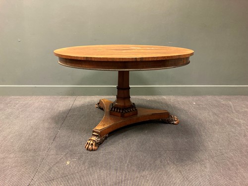 Lot 439 - A Regency rosewood breakfast table, the...
