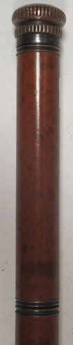 Lot 96 - An early 20th century malacca walking cane, in...