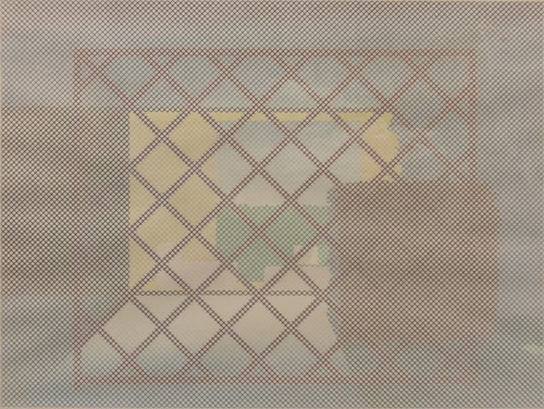 Lot 305 - William Tillyer (1938-) Landscape signed...