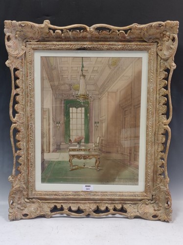 Lot 343 - Robert Atkinson ARIBA (1883-1952) Interior...