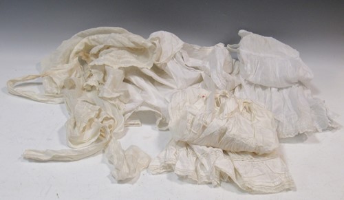Lot 145 - Small collection of mainly Victorian cotton...
