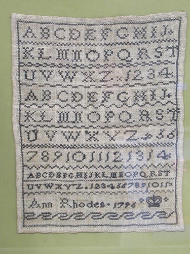 Lot 129 - Three late 18th/ early 19th century samplers...
