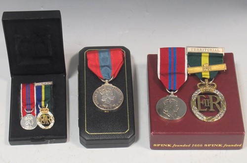 Lot 195 - A cased QEII (1954-22) Imperial Service medal...