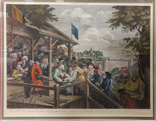 Lot 207 - After William Hogarth The Polling, Plate III...
