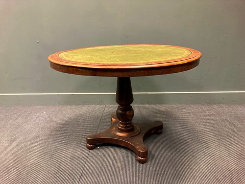 Lot 308 - A 19th century mahogany library table, the...