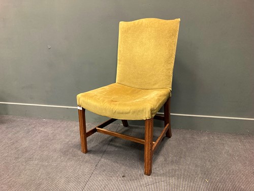 Lot 362 - A George III style mahogany dining chair, 19th...