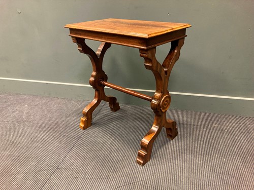 Lot 369 - A 19th century Gothic revival mahogany side...