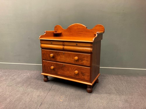 Lot 391 - A Victorian mahogany two short over two long...