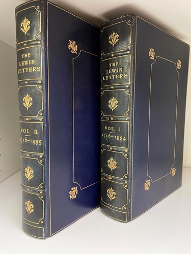 Lot 377 - LEWIN (T H; editor) The Lewin Letters, in 2...