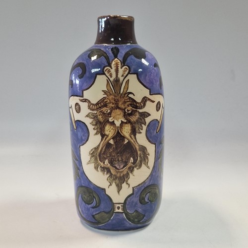 Lot 43 - Robert Wallace Martin for the Martin Brothers, a stoneware flask